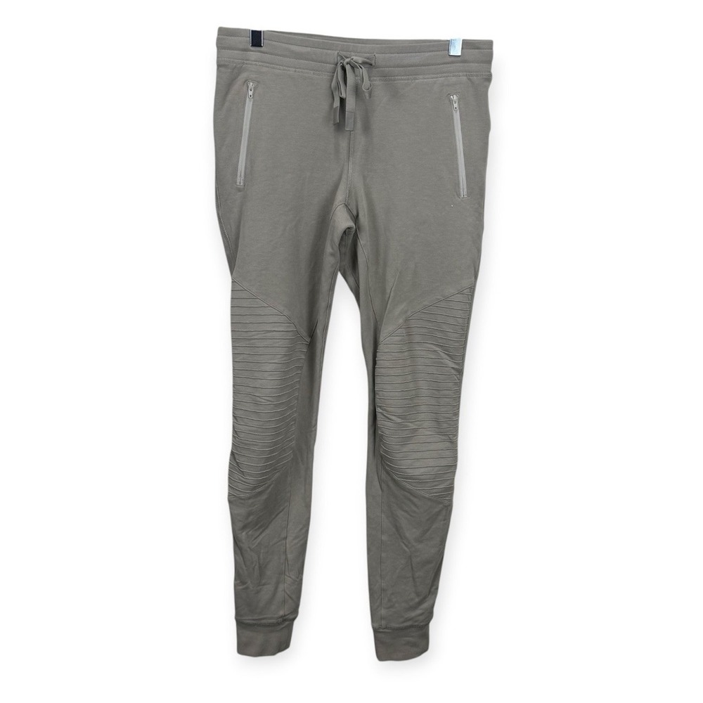 Alo Yoga Moto Jogger Pants Women Size Brown Athleisure Streetwear Moto